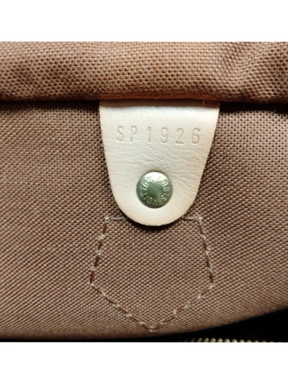 Authentic Louis Vuitton Speedy 35 Monogram Canvas Vintage Brown Top Handle